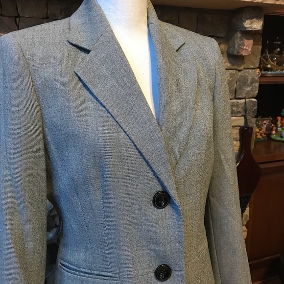 NWOT Kasper Gray Blazer Suit Jacket Size 6 - Picture 3 of 7
